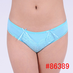 Cozy cotton bikini lady's stock boyshort cheap underwear