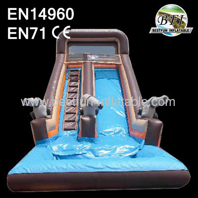 Front Load 18' Pirate Water Slide