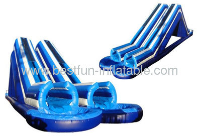 Rear Load / Two Lane 25' Inflatable Wild Water Tube Slide