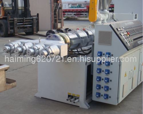 PVC four pipe extrusion line