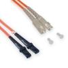 SC/MJ Duplex Multimode Fiber Optical Patch Cord