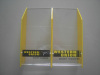 western union 2 tiers DL brochure holders made of acrylic