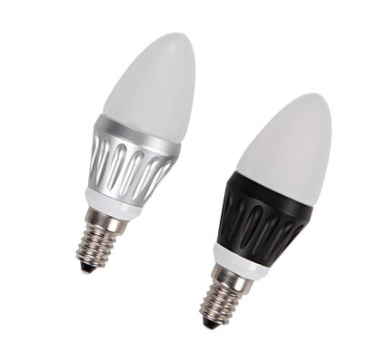 1.5W Aluminum Die casted E14 LED Candle Bulb Light For Indoor Using