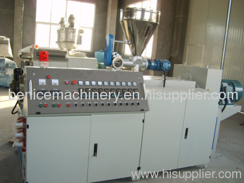 PVC material double screw extruder