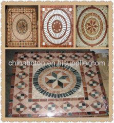 Decorative building material / natural stone / marble waterjet / mosaic pattern for hotel / mall flooring tile / wall