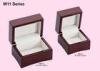Wooden Double Ring Box, Jewelry Packaging Boxes With Customized Logo