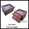 China display wooden glass display cabinet equipment of laboratory