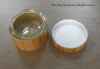 Naturel bamboo package 15-200g bamboo glass cream jar makeup containers