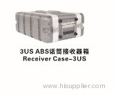 music carrying case ABS flight bag pilot case microphone receiver case 3U ABS microphone receiver case 3U