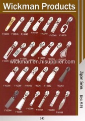 Zipper puller for garment