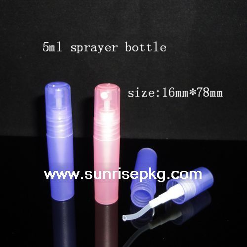 5ml sprayer atomized bottle, sprayer perfume bottle , recyclable plasticbottle