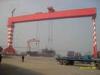 300t Double Girder Gantry Crane, Shipyard Cranes With Double-Trolley For Ship Building