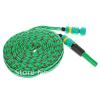 50FT Flat Garden Hose With 2-function hose nozzle set