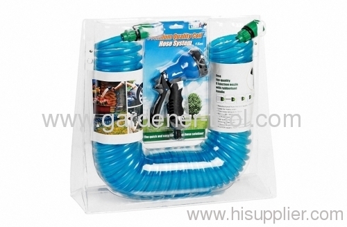 EVA garden coil hose double blister package