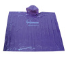 Disposable Plastic Poncho for Promotion