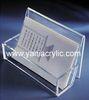 Fashionable Transparent Cosmetic Elegant Acrylic Product Display / Name Card Holder