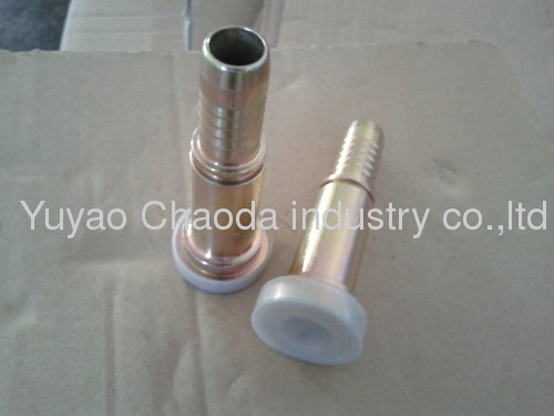 90° METRIC FEMALE 24° CONE O-RING L.T.SWAGED HOSE FITTING