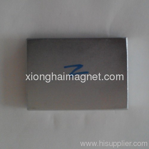 Neodymium Block Magnets China supplier Nickel-Plated Sintered NdFeB Magnets Block 42X30X6 Rare Earth Grade N38SH