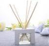 Luxurious Fashion 80ml Glass Vase Oil Reed Diffuser with wooden Cover TS-RD13
