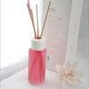 150ml / 200ml Lovely Pink Glass Bottle Fragrance Reed Diffuser For Office Room TS-RD36