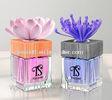 Square Glass Bottle 100ml Elegant Flower Fragrance Reed Diffuser with ISO, SGS TS-RD06