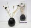 Black Dried Flower Ceramic Fragrance Diffuser, Ceramic Reed Diffuser with PVC Box TS-RD09