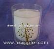 Custom flameless Jasmine Glass Scented Candle, Soy Candles Jar TS-CC056