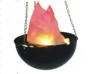 hanging silk flame effect light