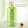 5ml 30ml 50ml 100ml 10ml Green Cosmetic Glass Bottle Droppers