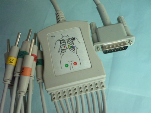 HP EKG cable-PETAS EKG cable-Mortara EKG cable-ZOLL EKG cable