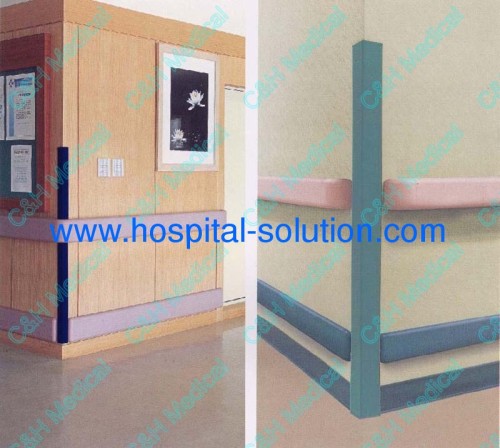 Vinyl and Aluminum Alloy Material Wall Protection Products System