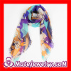 100% Cashmere Wool Textile Printing Large Square Scarves