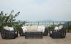 2013 new round wicker patio sofa in 4pcs
