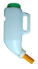 plastic PP calf feeding milk bottle 2.5L