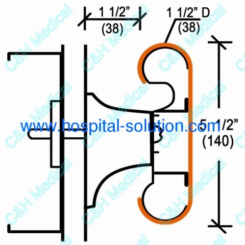 PVC Wall Mount Handrails