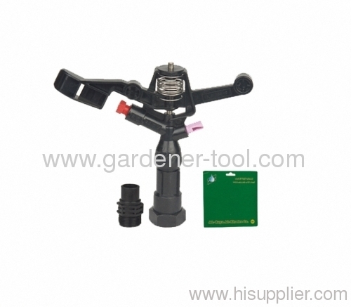 Plastic farm impulse sprinkler with G3/4