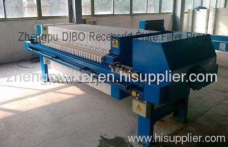 Filter press Zhengpu DIBO Recessed Plate X1000 filter press