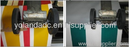 PVC stripe printed tarpaulin