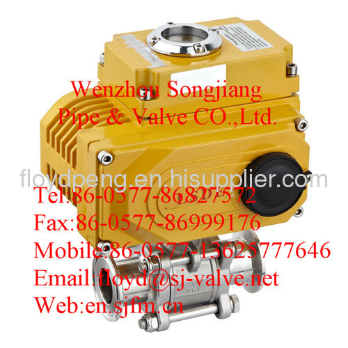 clamp ball valve with ISO5211