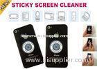 Promotional logo printed and self-adhesive microfiber sticky screen cleaner for Mobile / Laptop