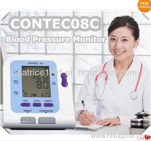 CE Approved CONTEC08C Digital Blood Pressure Monitor