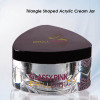 5g 10g 15g 30g 50g Triangle Acrylic Clear Jars