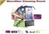 ECO friendly, recycle and EU standard Microfiber Mobile Phone Pouch for mobile, PDA, glasses and cam