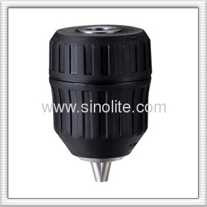 Automatic reversible drill chuck, plastic body, Diameter:1-10mm thread: 3/8-24