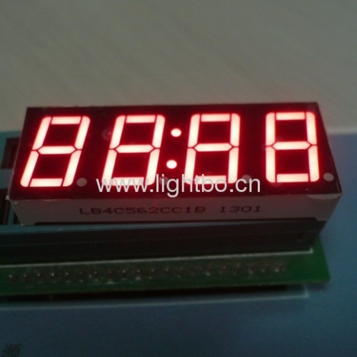 4 digit 0.56 inch Common Anode Ultra Amber 7 Segment LED Display