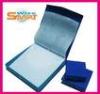Blue Rectangle, Square, Circular, Oval Shaped Paper Ring Box / Gift Packaging Jewellery Boxes
