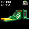 Green Inflatable Combo Moonwalk