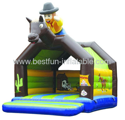 Residential Inflatable West Cowboy Bouncers