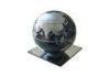 Battery Operated Magnetic Revolving Globe, Custom Silver Abs Plastic Magic Rotating Globe