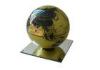 Golden Permanent Magic Turning Globe, Custom Magnetic Rotating Globe For Office Decoration